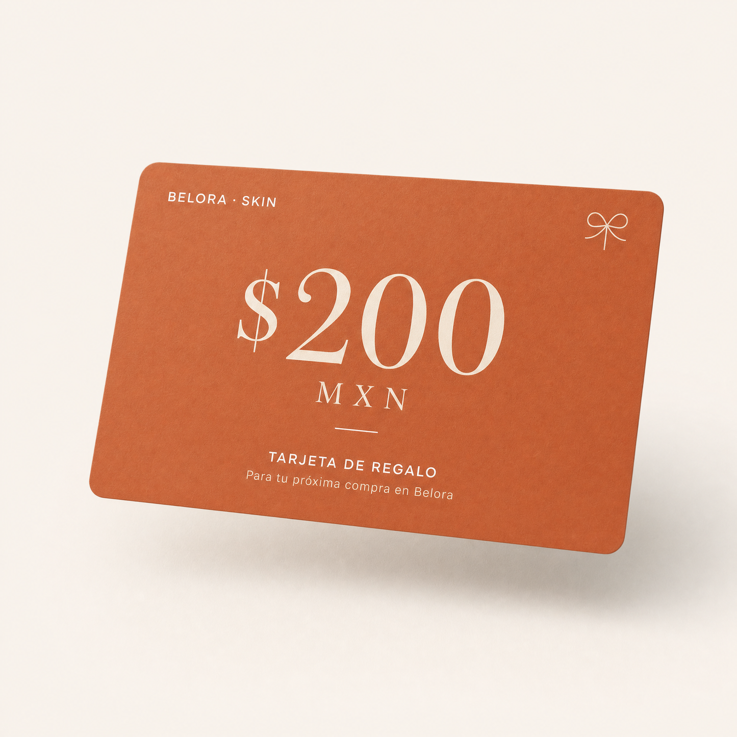 Tarjeta de REGALO de $200 MXN